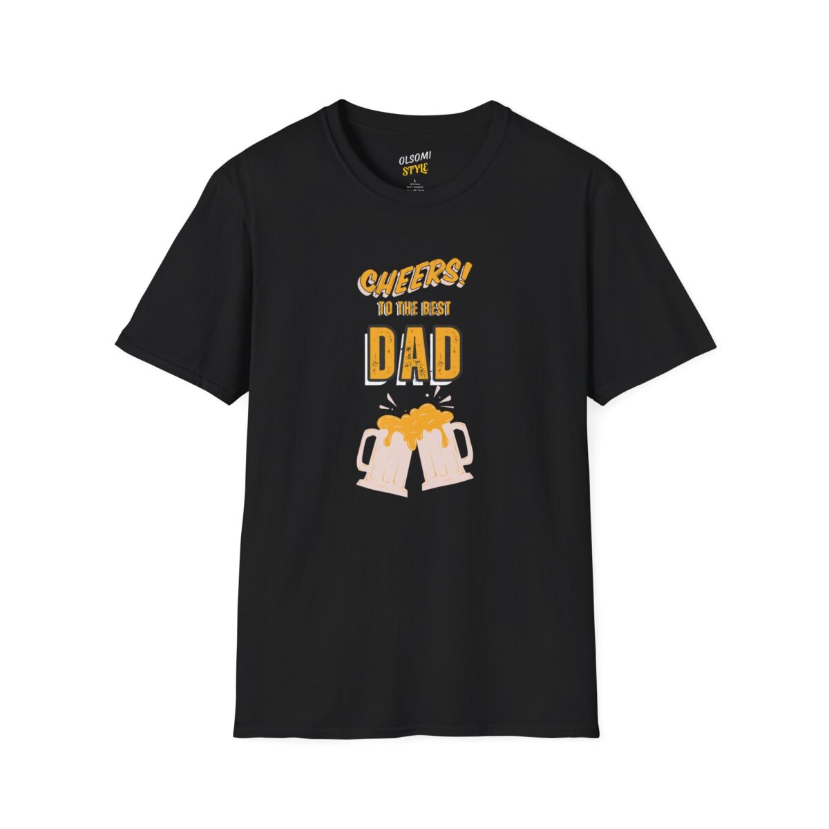 cheers to the best dad unisex t shirt